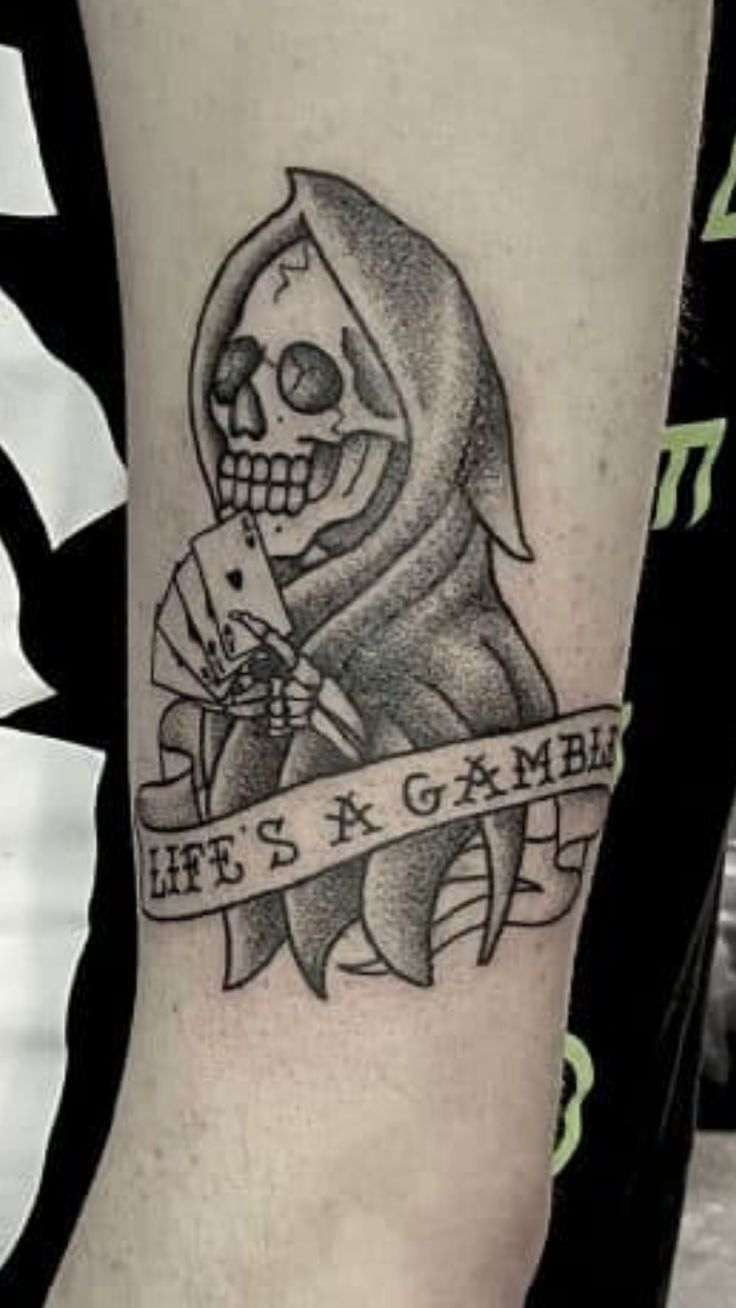 Tattoo Ideas
Tattoo
Reaper
Gamble Rock Tattoos, Maria Tattoo, Rock Tattoo, Vinyl Quotes, Best Sleeve Tattoos, Best Tattoo Ideas, Music Fashion, My Tattoo, Best Tattoo