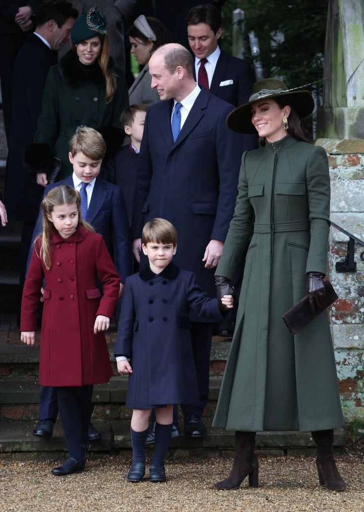 the royal family are all dressed up and ready to take their place in the ceremony