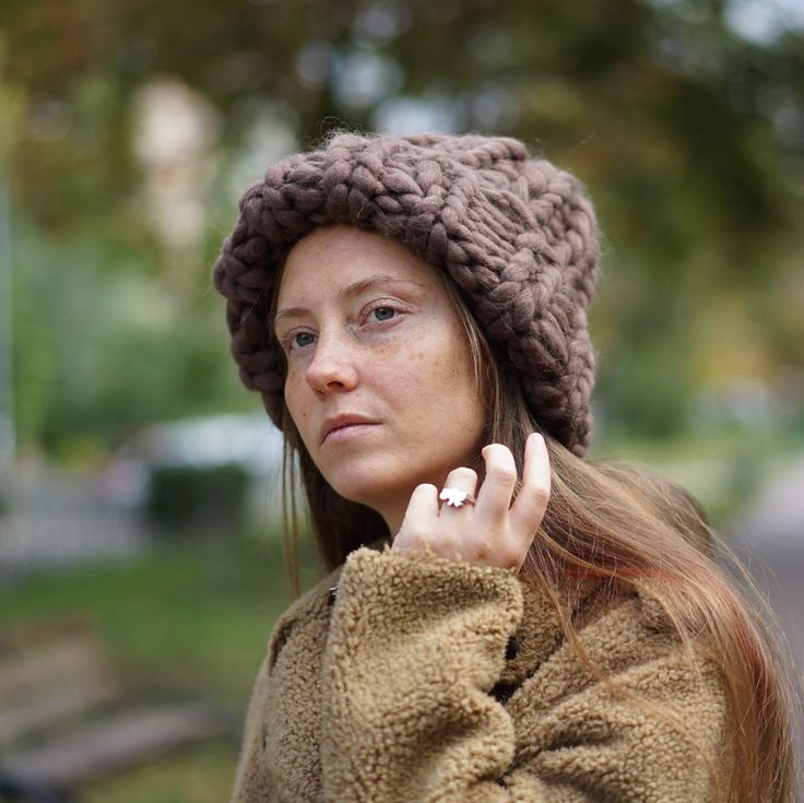 Women's Wool Knit Hat Winter Hat Merino Wool Helsinki - Etsy Ukraine Brown Knitted Hat For Fall, Hand Knitted Wool Hats For Fall, Hand Knitted Wool Beanie For Fall, Chunky Knit Wool Hat For Fall, Chunky Knit Hat For Outdoor Fall Activities, Winter Wide Brim Yarn Hat, Knitted Merino Wool Hat For Cold Weather, Brown Crochet Hat With Soft Knit For Winter, Chunky Knit Outdoor Hat For Fall