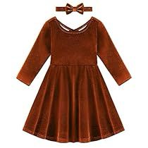 Casual Winter Dress, Girls Velvet Dress, Girls Fall Dresses, Baby Birthday Dress, Toddler Christmas Dress, Christmas Dress Baby, Long Sleeve Velvet Dress, Girls Christmas Outfits