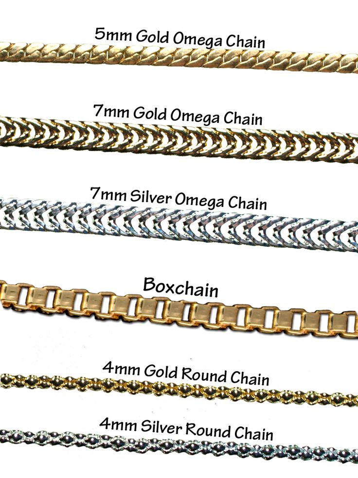 Image result for different necklace chain styles Types Of Chains, Necklace Chain Types, Chain Design, Box Chain, Necklace Chain, Chain Styles, Different Types, Chains Necklace, Jewelry Inspiration