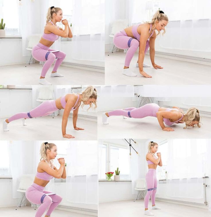 Denice Mobergs helkroppsprogram med miniband – som du enkelt kan träna hemma. Gör dessa övningar tre gånger i veckan för bäst resultat. Body Fitness, Resistance Band, Healthy Tips, Body Goals, Crossfit, Fitbit, Pilates, Ballet Skirt, Motion