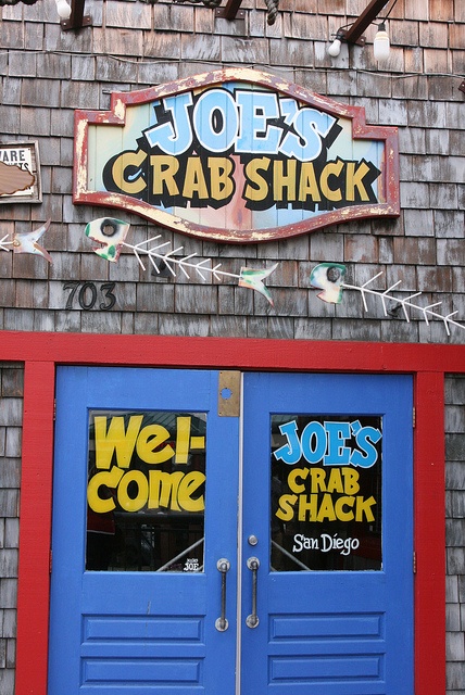 the front door to joe's crab shack