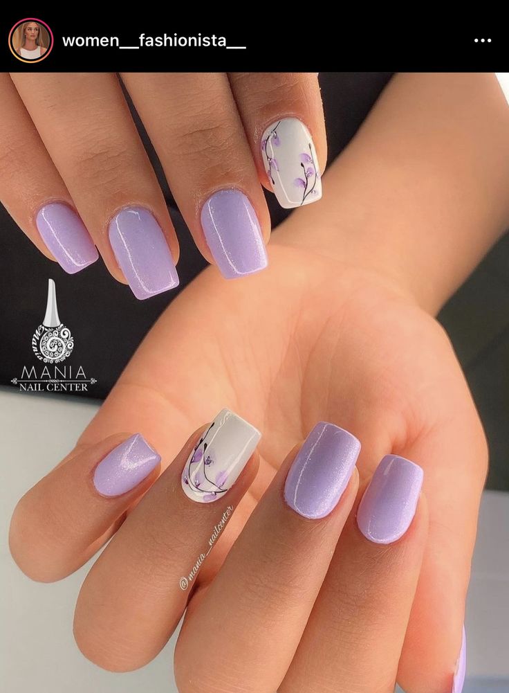 Essence Nails, Summer Nails 2023, Nails Art Designs, Lilac Nails, Nails Yellow, Manicure Nail Designs, Lavender Nails, Trendy Nail Art Designs, Work Nails