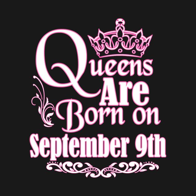 the queens are born on march 1st with pink lettering and a crown in the middle