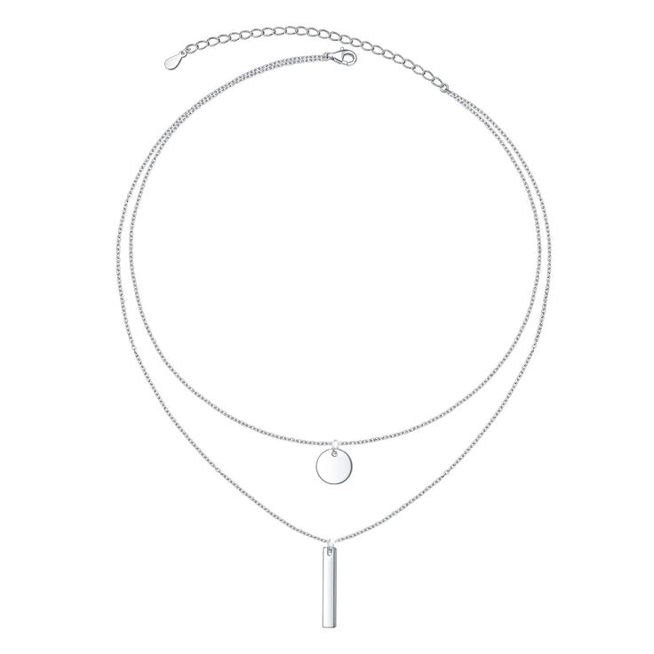 PRICES MAY VARY. Length of the fLength of the first layer:13" ,second layer length:14", 2 inches extender.irst layer:15" ,second layer length:16". Material: S925 sterling silver, Won't change color or get dark.Tarnish Resistant, Nickel Free. Our dainty necklace is suitable many occasions,etc party, wedding, ceremony, graduation, dating and vocation. Comes in a box and silver polishing cloth. no wrapping needed. After-sales service: 3 months of no artificial damage, full refund, or free replaceme Famous Jewelry, Sterling Silver Choker, Ball Party, Heart Choker, Jewelry Chain, Silver Choker, Girl Jewelry, Sterling Jewelry, Jewelry Brand