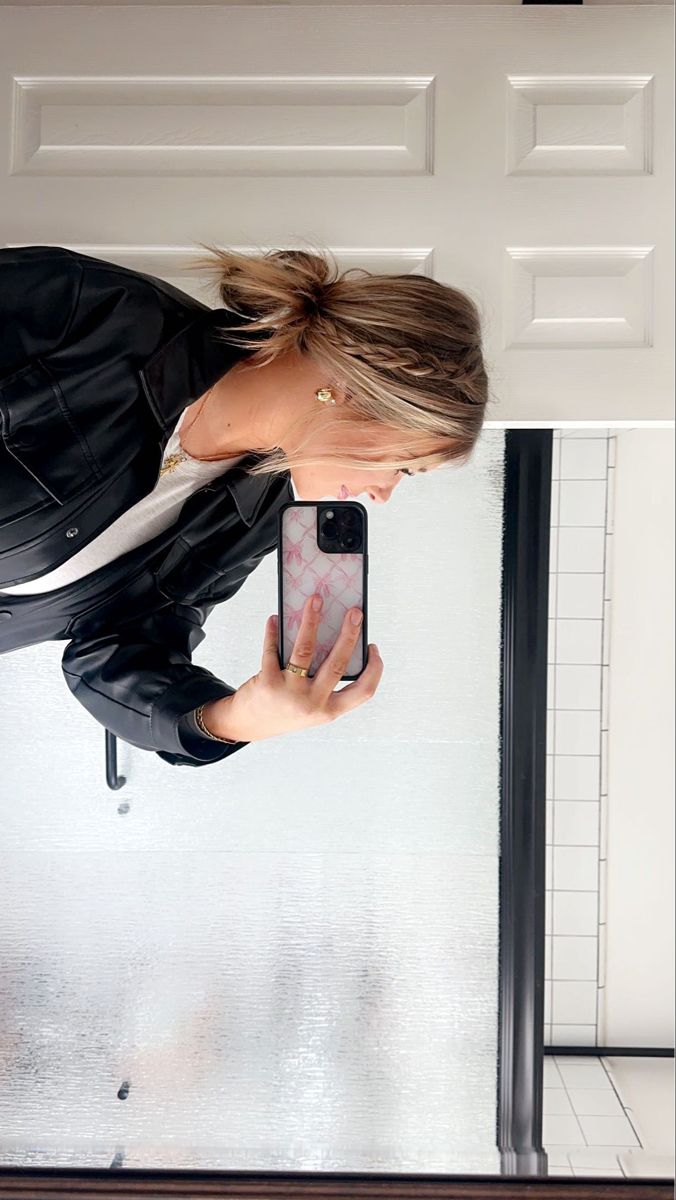 #hair #hairstylist #bun #braid #aesthetic #inspo Messy Bun Outfit Spring, Cute Wash Day Hairstyles, Holiday Braided Hairstyles, Hoedown Hairstyles, Cozy Fall Hairstyles, Cute Hairstyles For Long Black Hair, Simple Hairstyles Updo Casual, Braid Into Bun Tutorial, Messy Bun Glasses Aesthetic