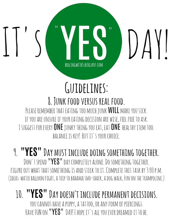 a poster with words that say it's yes and what to do about it