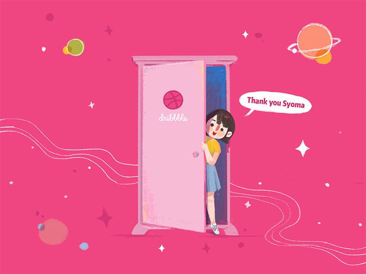 a woman is hugging her friend in the open door to a pink room with planets and stars