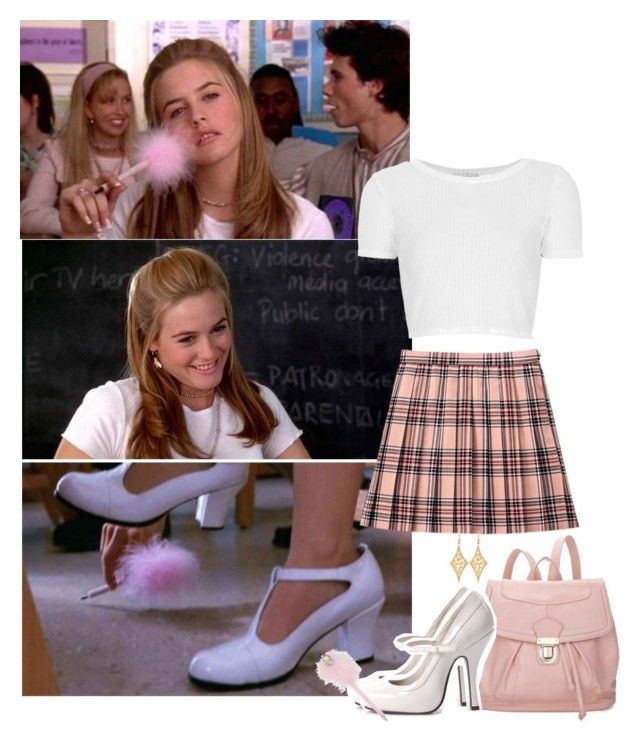 "Cher Horowitz" by priscilla12 �❤ liked on Polyvore featuring SilverStone, Topshop, 19th Street, Annie Fensterstock, movie, Cher and clueless Clueless Cher, Cher Outfits, Cher Clueless, Outfit Designer, Clueless Fashion, Outfit Essentials, Cher Horowitz, 90s Inspired Outfits, Clueless Outfits