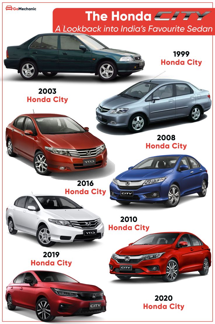 the cars are all different colors and sizes in this info sheet for honda's upcoming models