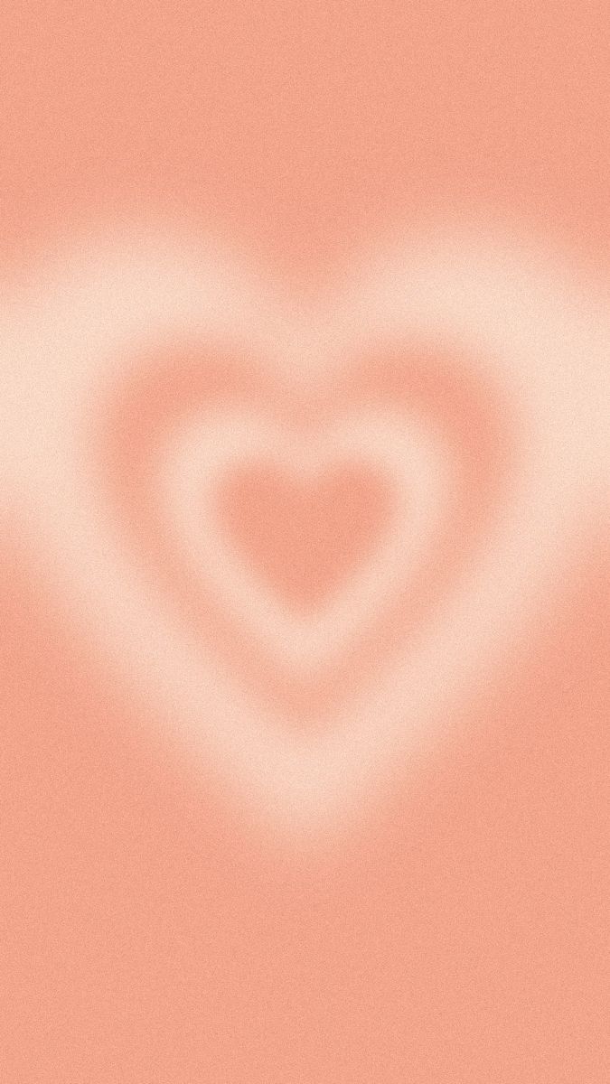 a heart shaped object is shown in the middle of an orange and pink background with white swirls