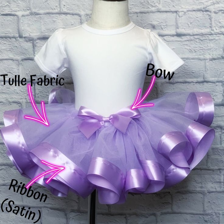 Create your own tutu by choosing the size, tulle fabric colors, ribbon colors & Bow color. **TUTU SIZE CHART IS LOCATED IN SIZE CHART MENU AT BOTTOM OF PAGE ** Cute Tulle Tutu Dress With Bow, Fitted Tutu Dress With Bow, Fitted Tulle Tutu Dress With Bow, Fitted Lavender Tulle Tutu Dress, Summer Lavender Tulle Tutu Dress, Tutu Dress Pattern, Tiana Party, Princess Tiana Party, Tutu Pattern