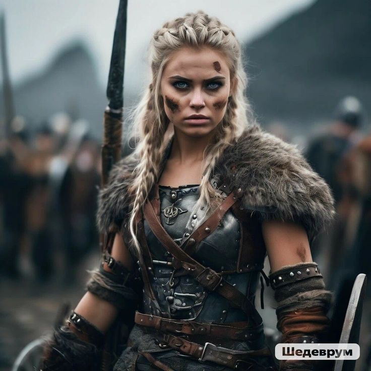 Viking Woman Cosplay, Viking Halloween Costume Women, Viking Women Clothing, Female Viking Costume, Furiosa Costume, Vikings Costume Diy, Viking Halloween Costume, Nordic Warrior, Viking Makeup