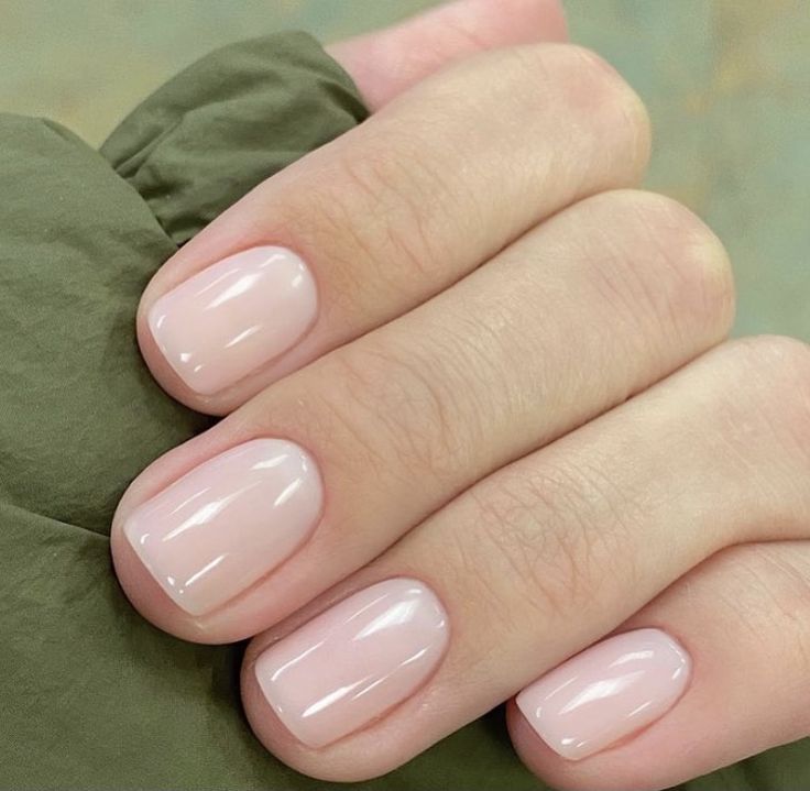 Short Squoval Nails, Short Squoval, Short Natural Nails, Squoval Nails, Casual Nails, Nails Polish, Neutral Nails, Minimalist Nails, Classy Nails