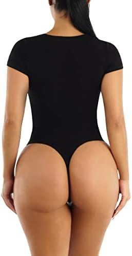 Scoop Neck Bodysuit, Sleeves Clothing, Self Design, Design Fabric, Body Shaper, Short Sleeve Bodysuit, Body Shapers, Dress Cuts, Dresses With Leggings