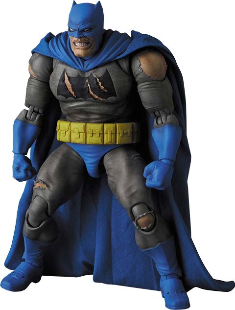 the batman action figure is posed on a white background