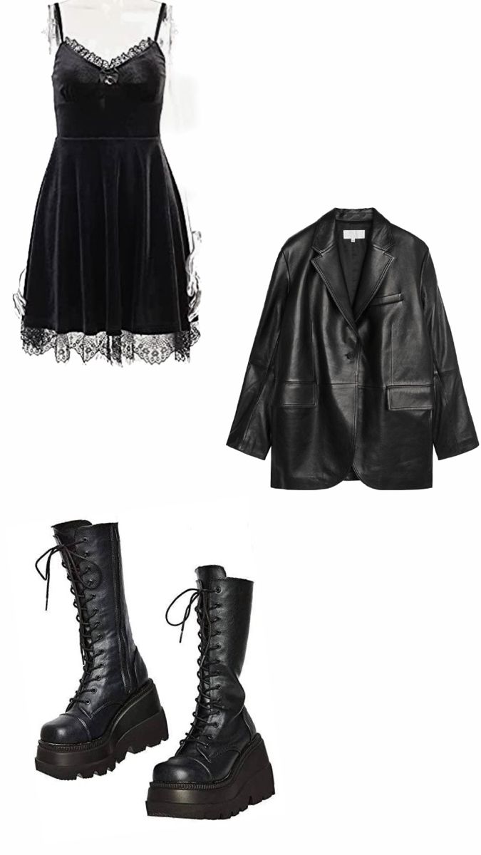 Goth Outfit Ideas Winter, Dark Aesthetic Clothing, Goth Outfit Ideas, Preformance Outfits, Gothic Outfits, Goth Outfits, Teenage Fashion Outfits, Edgy Outfits, Fit Inspo