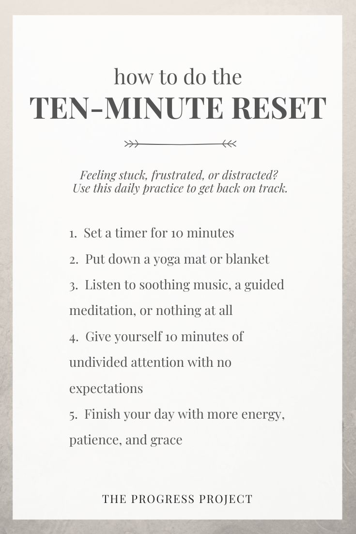 10 Minute Mindfulness, Self Care After Work, Mental Reset Day, Peaceful Things To Do, How To Reset Your Mental Health, How To Distract Yourself Thoughts, Things To Distract Your Mind, How To Reset Your Mind, How To Be Spiritual