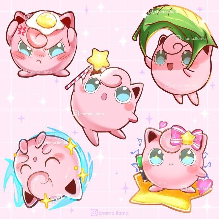 some cute little pigs with different expressions