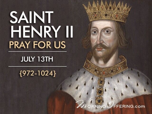 an image of saint henry ii pray for us