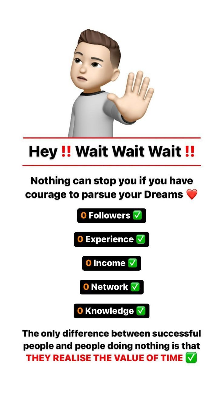 an image of a man with his hand up and the words'why wait wait wait?