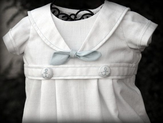 Finally found a reasonably priced one that I love! Now checking for the right size...  BOY Blessing / Christening Outfit SAILOR NAUTICAL by knotsewshabby, $60.00 Christening Outfits, Boy Christening Outfit, Baby Boy Christening, Baby Boy Baptism, Baptism Outfit, Baby Boy Dress, Baby Blessing, Boy Christening, Christening Outfit