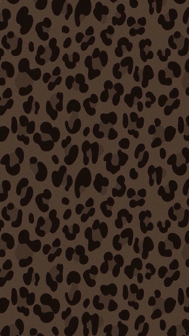 a brown and black animal print background