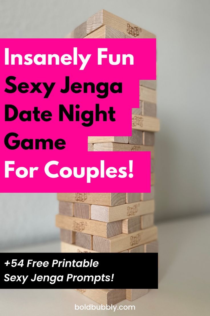 sexy jenga Dirty Jenga Ideas, Jenga Diy, Fun Couple Games, Game For Couples, Couples Game Night, Date Night Ideas For Married Couples, Date Night Games, Unique Date Ideas, Jenga Game