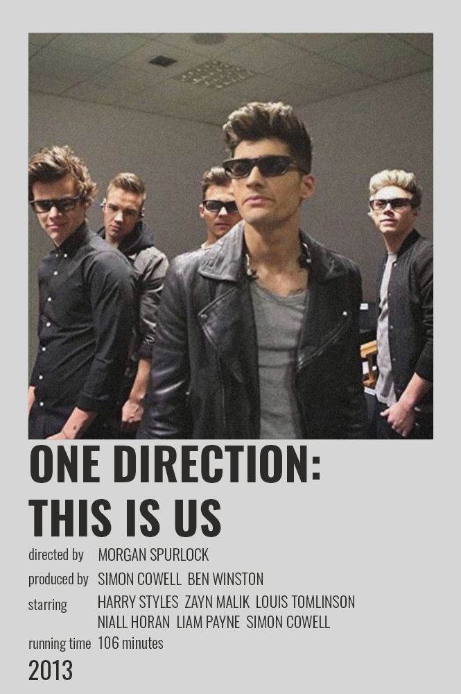 one direction is us poster with the band