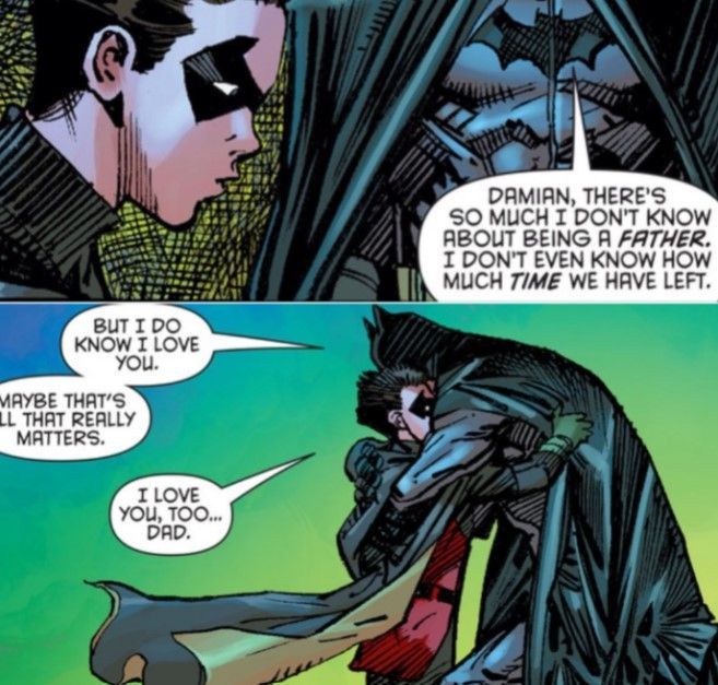 a comic page with batman and catwoman talking to each other