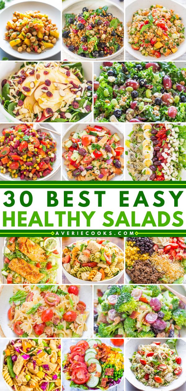 the 30 best easy healthy salads