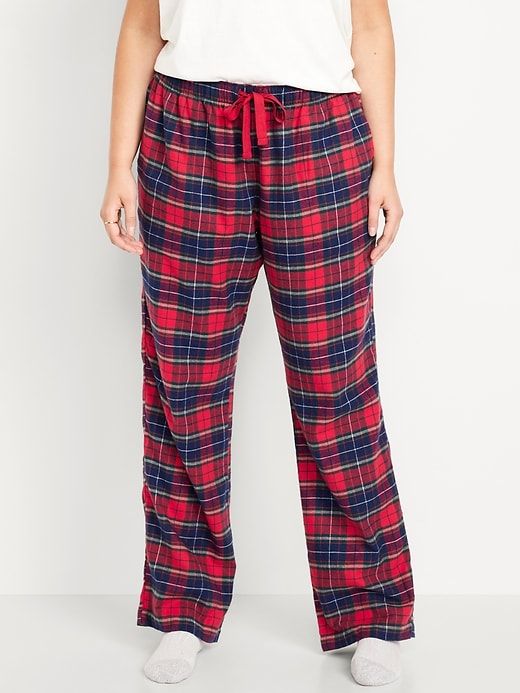 Flannel Pajama Pants Woman, Old Navy Christmas Pajama Pants, Old Navy Flannel Pajama, Red Flannel Pajama Pants, Red Plaid Pjs Pants, Flannel Pajama Pants, Drawstring Waist, Mid Rise, Old Navy