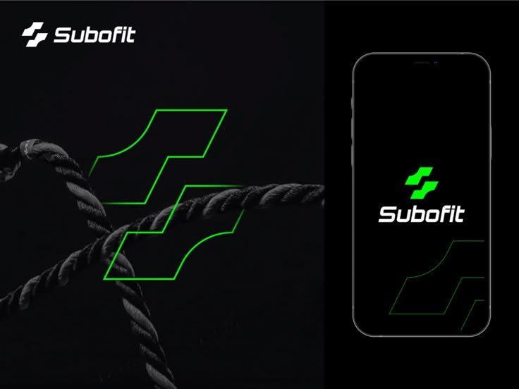 the logo for subfit is shown next to an image of a rope