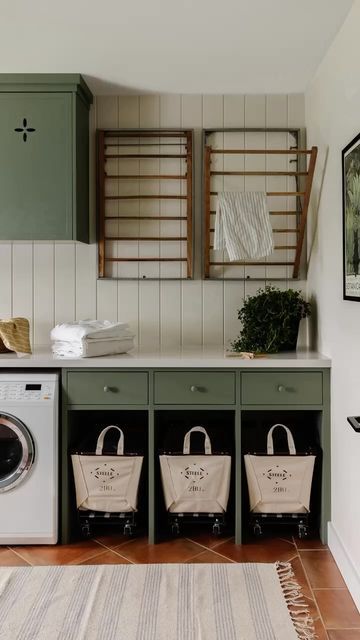 the laundry room is clean and ready for us to use