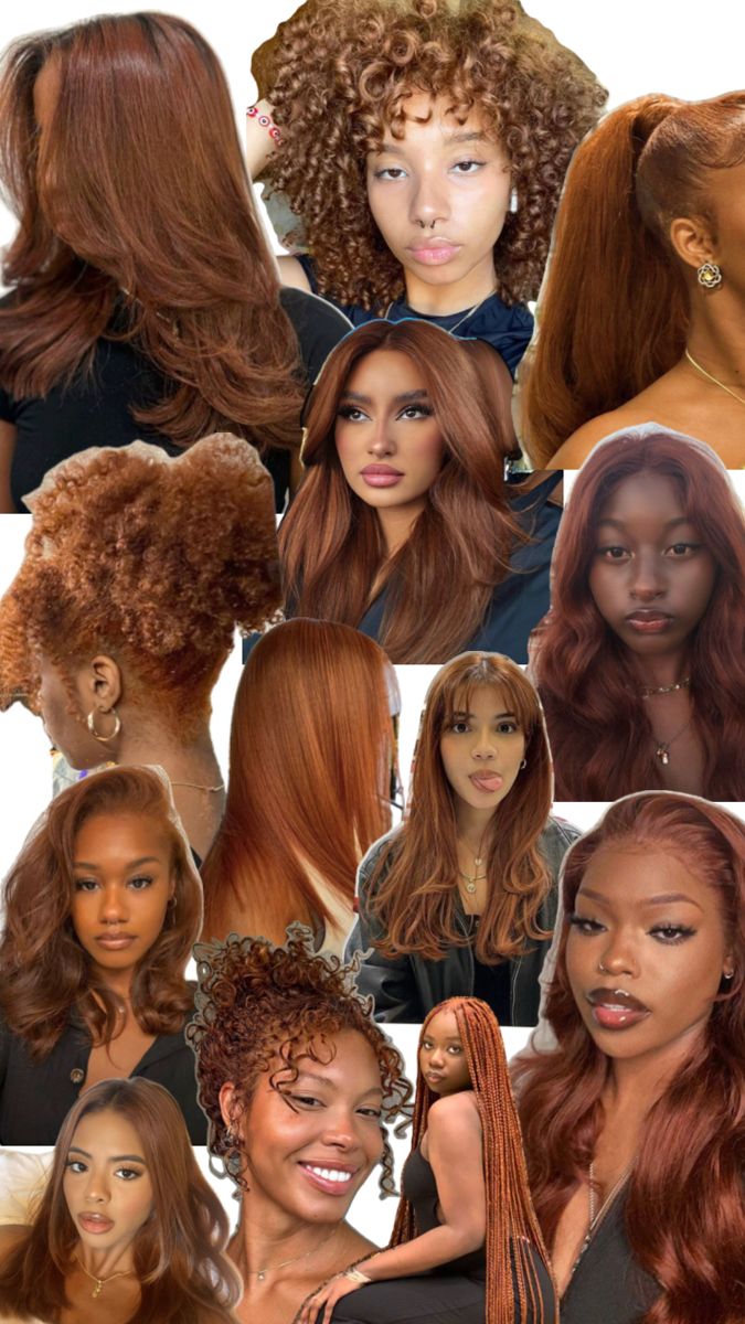 Natural Hair Color Palette, Shaggy Ginger Hair, Hair Color Ideas Olive Skin, Cajun Spice Hair Color On Black Women, Hair Colors For Olive Skin Tone, Olive Skin Hair Color, Hair Color For Light Skin, True Autumn Hair Color, Hair Color For Olive Skin Tone