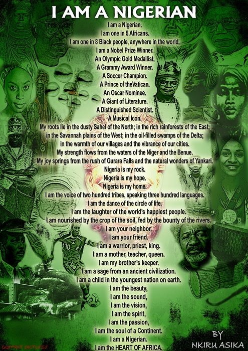 a green background with many different faces and words on it, including the text i am a