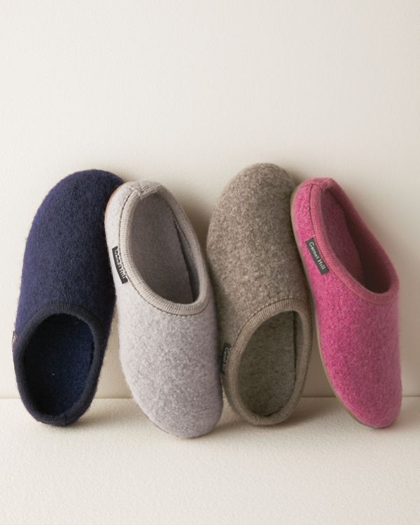 Haflinger Classic Boiled Wool Slippers Pretty Slippers, Decor After Christmas, Petite Height, Best Slippers, Comfy Slippers, Comfortable Slippers, Wool Slippers, Slippers Cozy, Garnet Hill