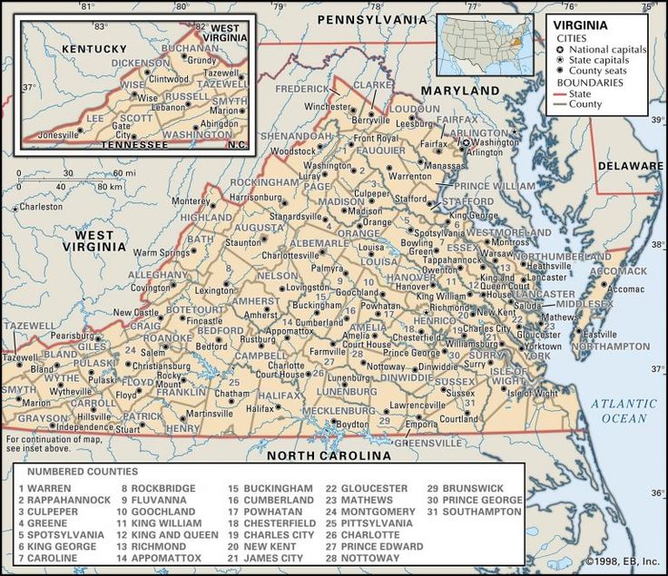 Map of Virginia Counties | Virginia map, Virginia, Virginia city