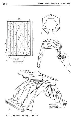 an architectural drawing shows how to build a structure