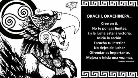 Enseñanza mexicana azteca. Tlacaelel. | Palabras en nahuatl, Frases de  guerrero, Aztecas