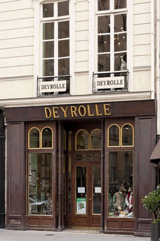 the store front of deyrolle in paris