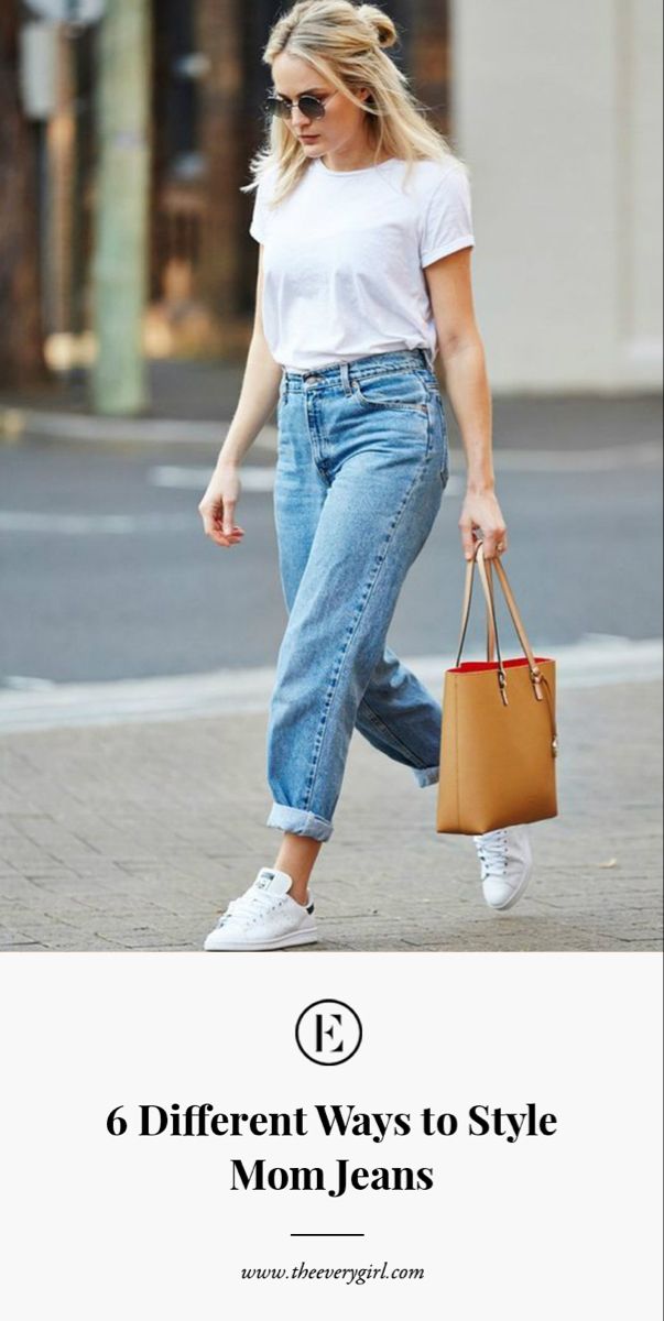 6 Different Ways to Style Mom Jeans | The Everygirl Ways To Style Mom Jeans, Rooms Aesthetic, Style Mom Jeans, Mom Jeans Outfit Winter, Mom Jeans Outfit Summer, Mama Jeans, Mum Jeans, Mom Jeans Style, Jeans Outfit Winter