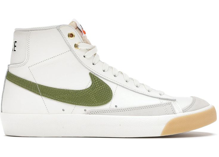 Buy and sell StockX Verified Nike shoes on StockX including the Nike Blazer Mid 77 Vintage Asparagus Snakeskin Men's and thousands of other sneakers with price data and release dates. Blazer Mid 77 Vintage, Ball Shoes, Nike Blazers, Snake Skin Shoes, Preppy Shoes, Nike Blazer Mid 77, Nike Blazer Mid, Nike Blazers Mid, Mens Lifestyle