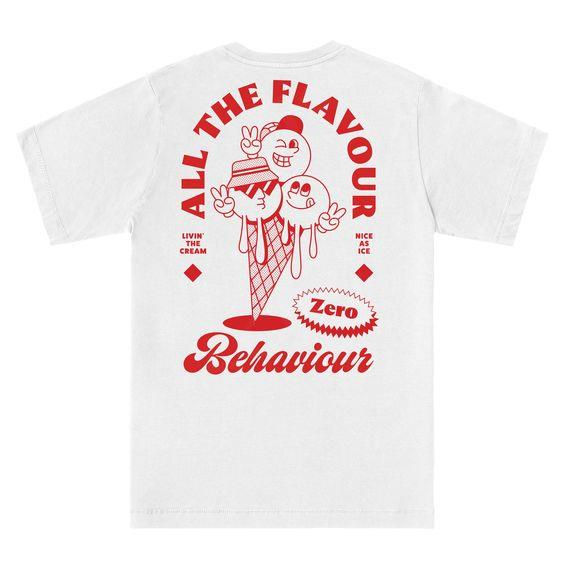 Here's One For The Summer Festival Vibes Collection. If You Like All The Flavour With Zero Behaviour. Get Involved, Livin' The Cream! Festival T-shirt, Festival Shirt Design, Retro T Shirt Designs, T Shirt Back Design, Summer Shirt Design, T Shirt Graphic Design, Festival Merch, Festival Tshirt, Festival T Shirt