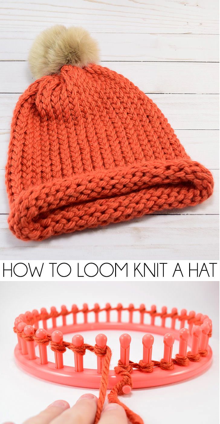 the instructions for how to knit a hat