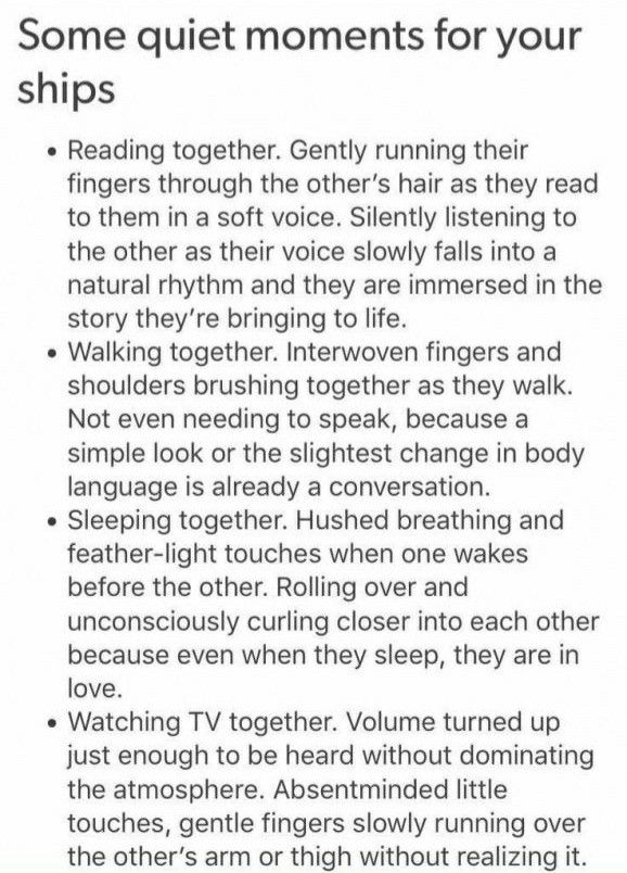 some quiet moments for your ships reading together, gently running their fingers through the otter's hair as they read them