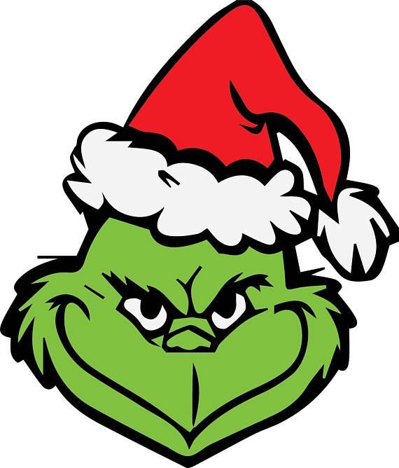 Grinch Printable Face