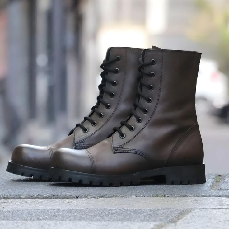 Elevate your winter style with Dark Brown Leather Ankle Boots, handcrafted for durability and elegance. These versatile boots blend the rugged charm of Motorcycle Boots with the timeless appeal of Combat Boots, making them a bold seasonal essential.

#MenBoots #AnkleBoots #LeatherBoots #HandmadeBoots #ElegantBoots #WinterBoots #MotorcycleBoots #CombatBoots #MilitaryBoots #ClassicBoots #DressBoots #FashionableBoots #HusbandGift Elegant Boots, Boots Combat, Brown Leather Ankle Boots, Military Boots, Genuine Leather Shoes, Classic Boots, Motorcycle Boots, Winter Essentials, Dark Brown Leather