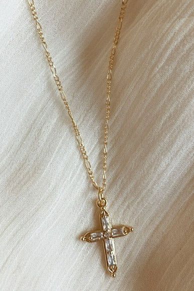 gold fill cross necklace Wedding Cross Necklace, Cute Cross Necklace, Mint Aesthetic, Wedding Cross, Silver Cross Necklace, Cross Chain, Figaro Chain, Long Pendant Necklace, Long Pendant